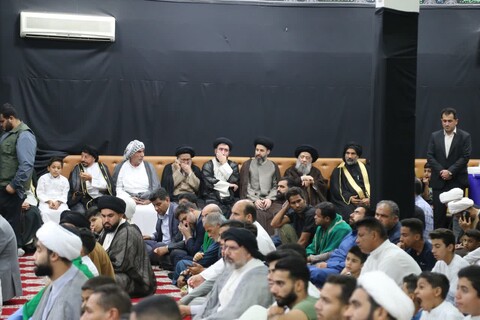 تصاویر/آیین باشکوه عمامه‌گذاری جمعی از طلاب خوزستان در شهرستان کارون