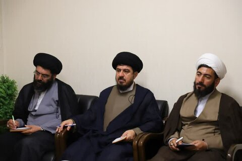 تصاویر/ جلسه شورای اداری حوزه‌ علمیه کردستان، با حضور حجت‌الاسلام والمسلمین شامی