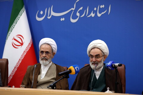 جلسه مسئولین ارشد استان گیلان با آیت الله اعرافی