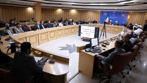 جلسه مسئولین ارشد استان گیلان با آیت الله اعرافی