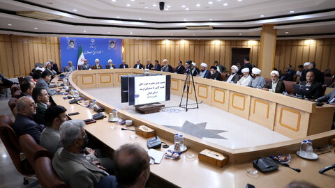 جلسه مسئولین ارشد استان گیلان با آیت الله اعرافی