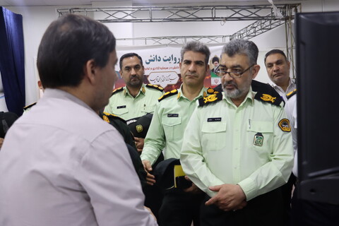 بازدید فرمانده انتظامی خوزستان از نمایشگاه تخصصی روایت دانش استان