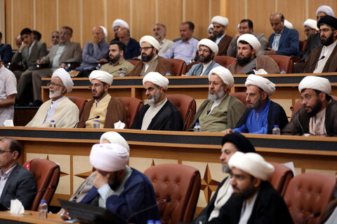 تصاویر/تکریم و معارفه مدیر حوزه علمیه استان گیلان