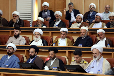 تصاویر/تکریم و معارفه مدیر حوزه علمیه استان گیلان