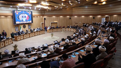 تصاویر/تکریم و معارفه مدیر حوزه علمیه استان گیلان
