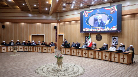 تصاویر/تکریم و معارفه مدیر حوزه علمیه استان گیلان