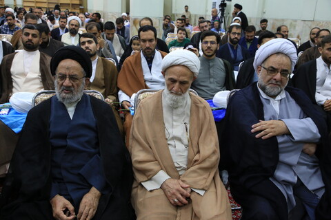تصاویر/ آیین عمامه گذاری طلاب حوزه علمیه اصفهان