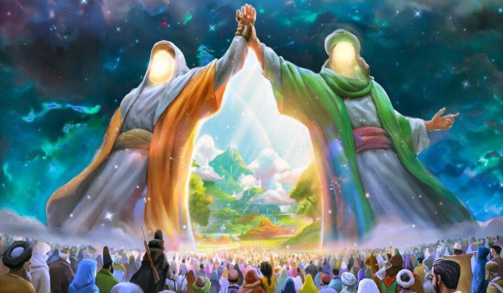 تبلیغ اشک بار غدیر توسط فاطمه سلام الله علیها