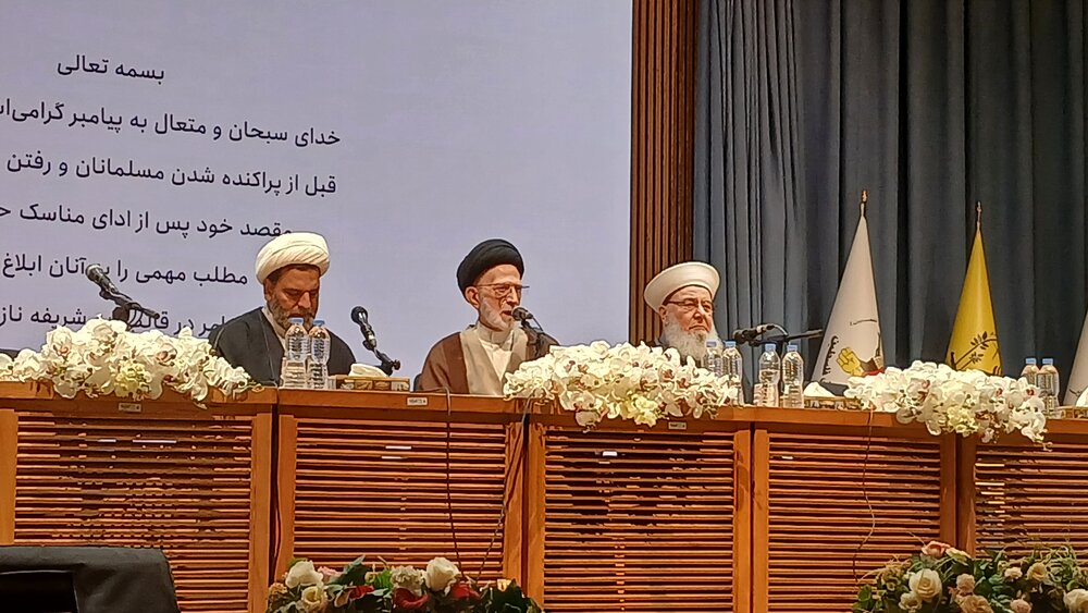 حجت الاسلام والمسلمین سیدمحمد الحیدری معاون فرهنگی حشدالشعبی در همایش بین المللی غدیر و مقاومت