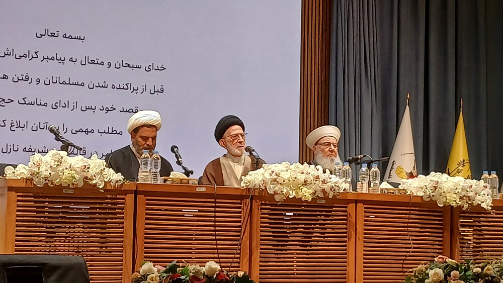 حجت الاسلام والمسلمین سیدمحمد الحیدری معاون فرهنگی حشدالشعبی در همایش بین المللی غدیر و مقاومت