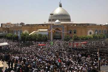 تصاویر/ راهپیمایی اعلام انزجار مردم قم از رژیم کودک‌کش صهیونیستی