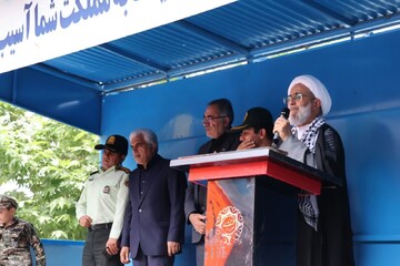 تصاویر/ شعار مرگ بر آمریکا و مرگ بر اسرائیل در شهرستان مرند