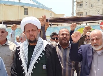 فیلم| راهپیمایی محکومیت جنایت  رژیم صهیونیستی در عسلویه