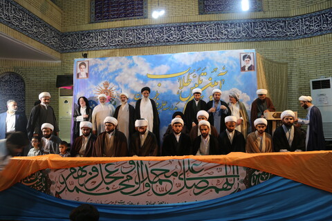 تصاویر/مراسم عمامه‌گذاری طلاب حوزه علمیه خوزستان در مسجد امام خمینی(ره) کیان‌آباد اهواز