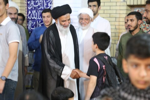 تصاویر/مراسم عمامه‌گذاری طلاب حوزه علمیه خوزستان در مسجد امام خمینی(ره) کیان‌آباد اهواز