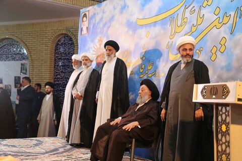 تصاویر/مراسم عمامه‌گذاری طلاب حوزه علمیه خوزستان در مسجد امام خمینی(ره) کیان‌آباد اهواز