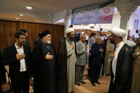 اولین مراسم سالگرد آیت الله محمدی امام جمعه سابق