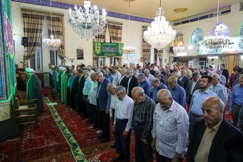 تصاویر | حضور نماینده ولی فقیه در آذربایجان شرقی در مسجد چهارده معصوم شهرک پرواز تبریز