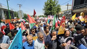 گزارش تصویری| یاسوجی یکپارچه علیه رژیم صهیونیستی به خیابان‌ها آمدند