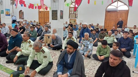 نمازجمعه بندر ریگ به روایت تصویر