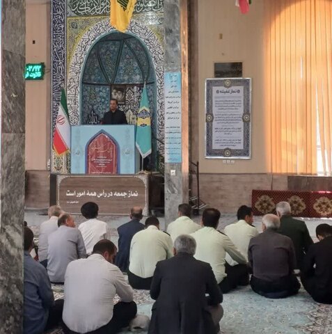 تصاویر/ اقامه نماز جمعه شهر چایپاره