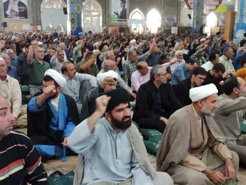 تصاویر/ نمازعبادی سیاسی جمعه کاشان