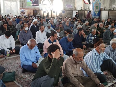 تصاویر/ نمازعبادی سیاسی جمعه کاشان