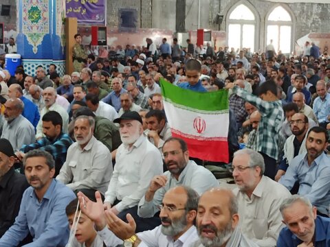 تصاویر/ نمازعبادی سیاسی جمعه کاشان