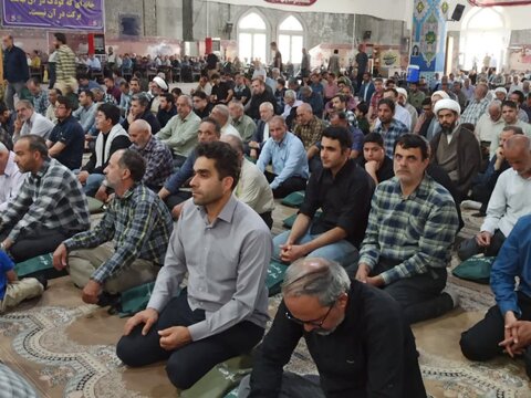 تصاویر/ نمازعبادی سیاسی جمعه کاشان