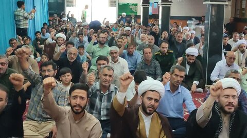 تصاویر/ اقامه نماز جمعه امروز شهرستان چهاربرج