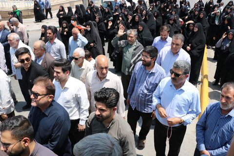 تصاویر/ راهپیمایی مردم شهرستان دهلران