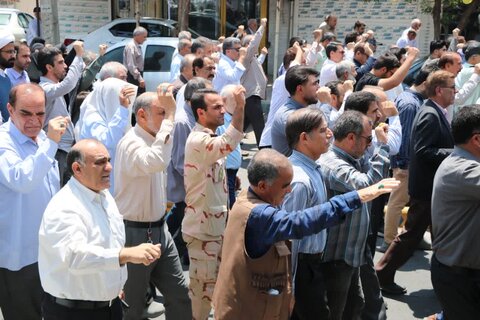 تصاویر/ راهپیمایی مردم شهرستان دهلران