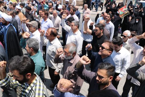 تصاویر/ راهپیمایی مردم شهرستان دهلران