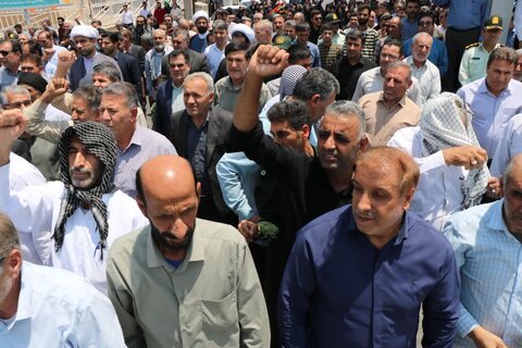 تصاویر/ راهپیمایی مردم شهرستان دهلران