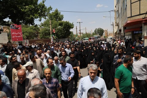 تصاویر / راهپیمایی عظیم مردم همدان در پاسخ به جنایت بزرگ رژیم صهیونسیتی