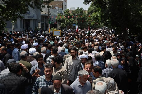 تصاویر / راهپیمایی عظیم مردم همدان در پاسخ به جنایت بزرگ رژیم صهیونسیتی