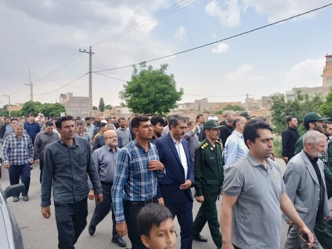 تصاویر / انزجار مردم شهرستان سراب از حملات رژیم غاصب صهیونیستی