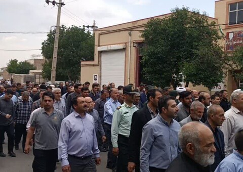 تصاویر / انزجار مردم شهرستان سراب از حملات رژیم غاصب صهیونیستی