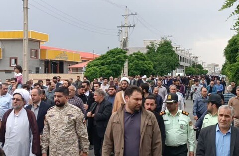 تصاویر / انزجار مردم شهرستان سراب از حملات رژیم غاصب صهیونیستی