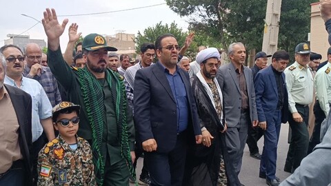 تصاویر / انزجار مردم شهرستان سراب از حملات رژیم غاصب صهیونیستی