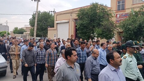 تصاویر / انزجار مردم شهرستان سراب از حملات رژیم غاصب صهیونیستی