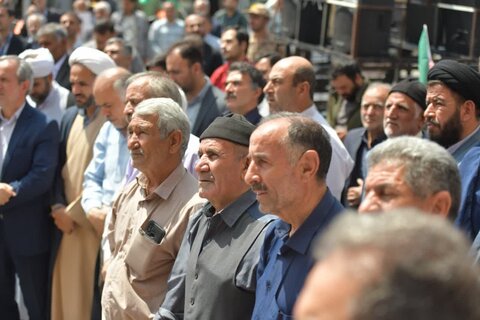 تصاویر/ تجمع مردم شهرستان شوط در محکومیت اقدام تروریستی رژیم صهیونیستی