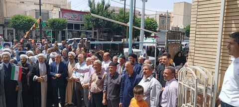 تصاویر/ تجمع مردم شهرستان شوط در محکومیت اقدام تروریستی رژیم صهیونیستی