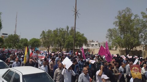 تصاویر/ راهپیمایی بوشهر در محکومیت حمله صهیون‌ها به ایران