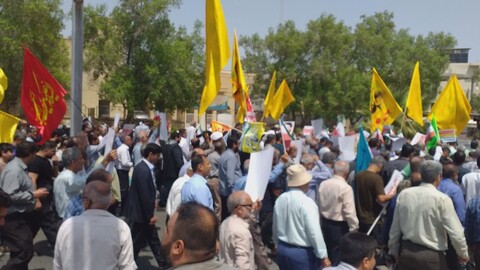 تصاویر/ راهپیمایی بوشهر در محکومیت حمله صهیون‌ها به ایران