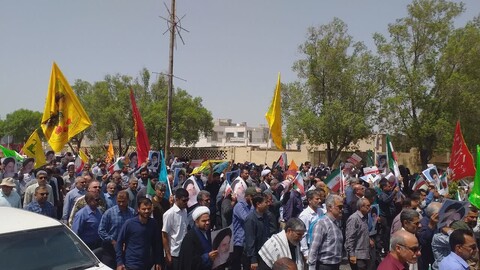 تصاویر/ راهپیمایی بوشهر در محکومیت حمله صهیون‌ها به ایران