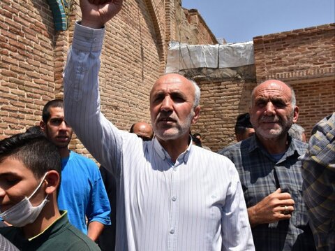 تصاویر/ نمازگزاران سنندجی جنایت صهیونیست ها را محکوم کردند