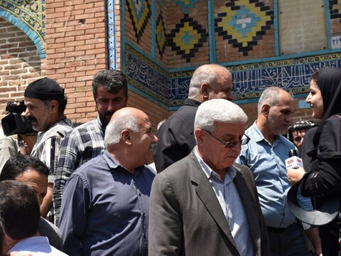 تصاویر/ نمازگزاران سنندجی جنایت صهیونیست ها را محکوم کردند