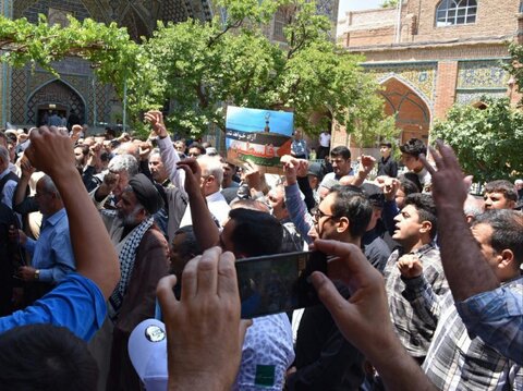 تصاویر/ نمازگزاران سنندجی جنایت صهیونیست ها را محکوم کردند