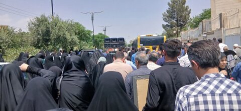 تصاویر/حضور طلاب مدرسه علمیه الهیه ساوه در راهپیمایی  محکومیت جنایات رژیم صهیونیستی